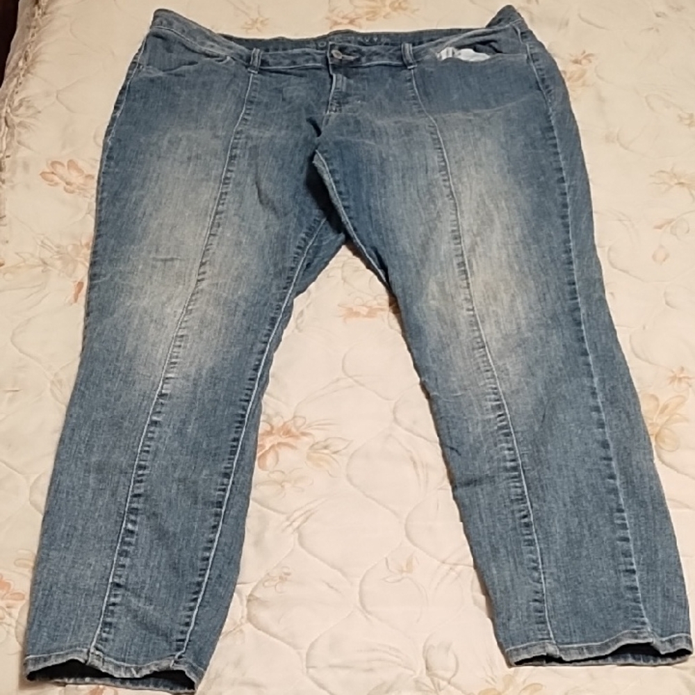 Old Navy Medium Blue Straight Leg Jeans